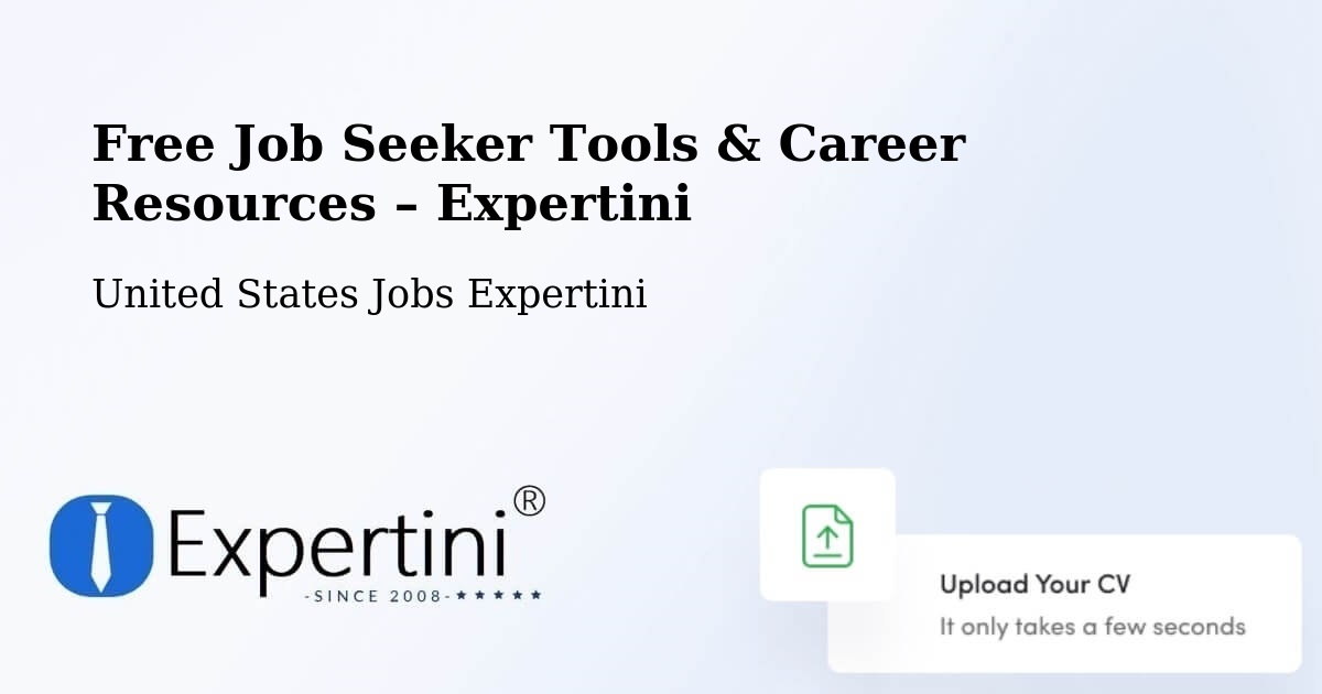 Free Job Seeker Tools & Career Resources – Edgefield - Edgefield, United States Jobs Expertini